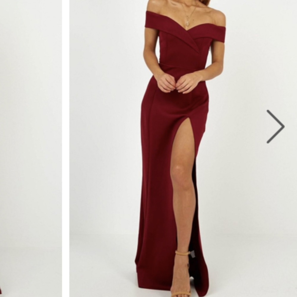 Never worn Wine Prom Dress